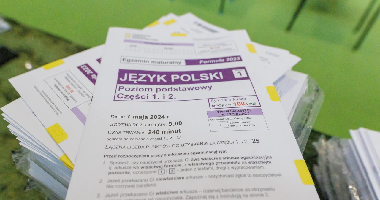 Matura 2024: Arkusz z języka polskiego na poziomie podstawowym