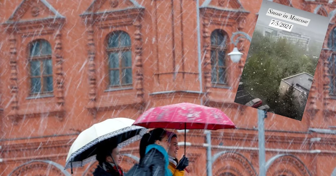  Śnieg i burze w Moskwie w maju. Pogoda będzie nadal niestabilna