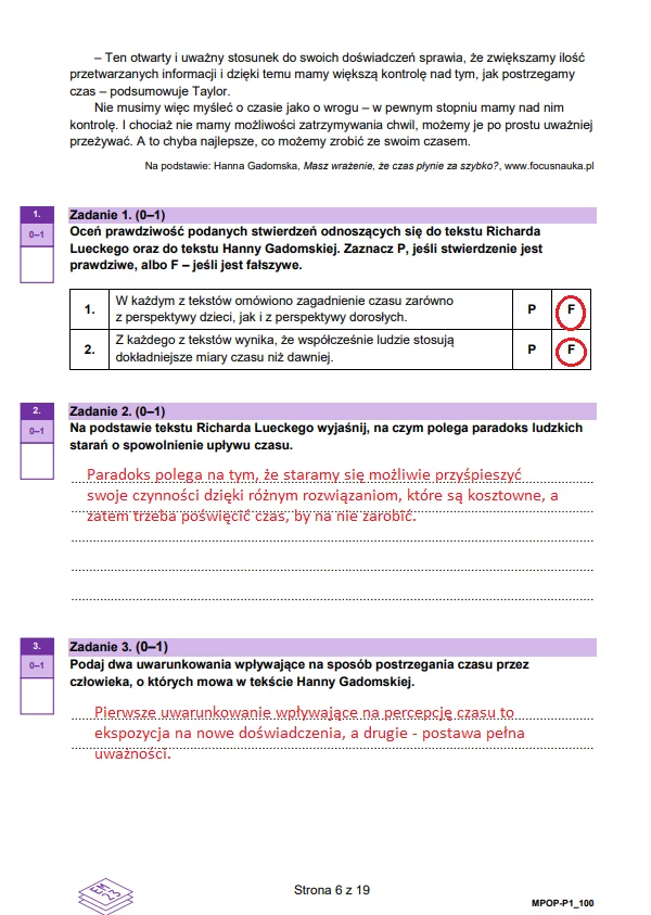 Matura 2024, język polski. Arkusz CKE i rozwiązania - strona 6