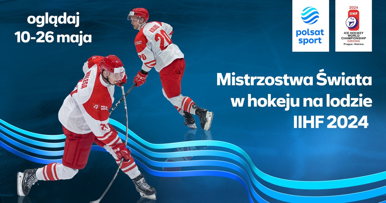 hokej, live, wyniki na żywo, Polska, Czechy, NHL, hockey, Cracovia Hokejowe Mistrzostwa Świata od 10 maja w kanałach Polsat Sport