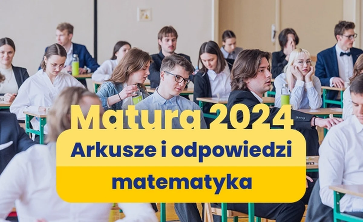 Matura 2024. Środa to drugi dzień egzaminu maturalnego. Maturzyści przystąpili do obowiązkowego egzaminu z matematyki. Test uchodzi wśród abiturientów za najtrudniejszy do zdania. Na naszej stronie RMF24 opublikowaliśmy arkusze CKE w formule 2023 i formule 2015 wraz z rozwiązaniami zaproponowanymi przez naszego eksperta. Poniżej znajdziecie odpowiedzi na wszystkie tegoroczne maturalne zadania z matematyki.