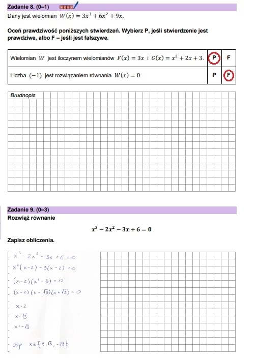 Matura 2024: Mathematics, CKE paper - page 8