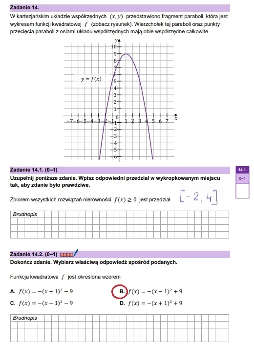 Matura 2024: Mathematics, CKE paper - page 13