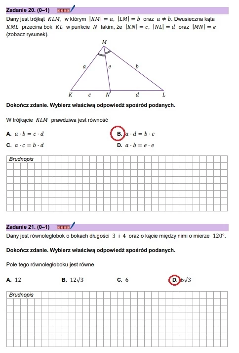 Matura 2024: Mathematics, CKE paper - page 19