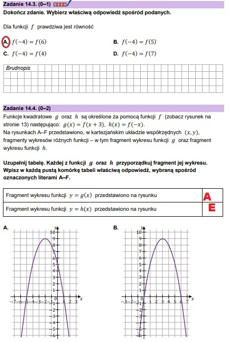 Matura 2024: Mathematics, CKE paper - page 14