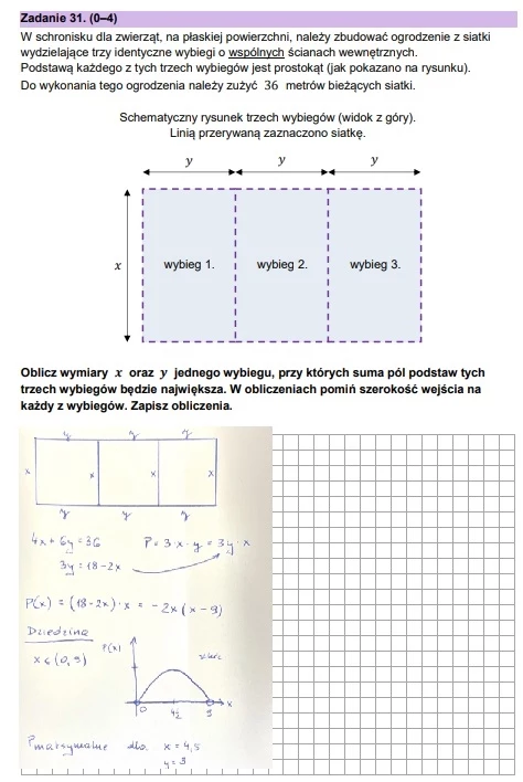 Matura 2024: Mathematics, CKE paper - page 27