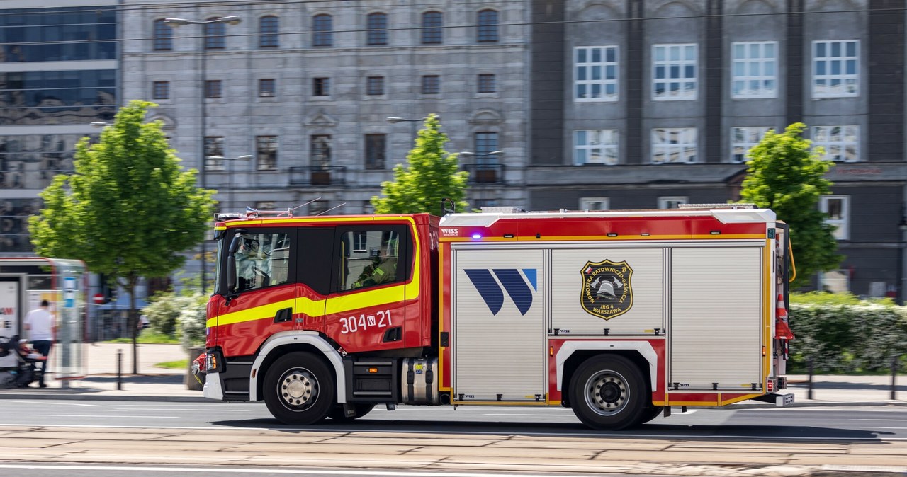  Ogromny pożar w centrum Warszawy. Ewakuowano kilkaset osób