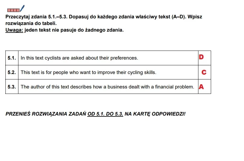 Matura 2024: Język angielski, arkusz CKE. Strona 10