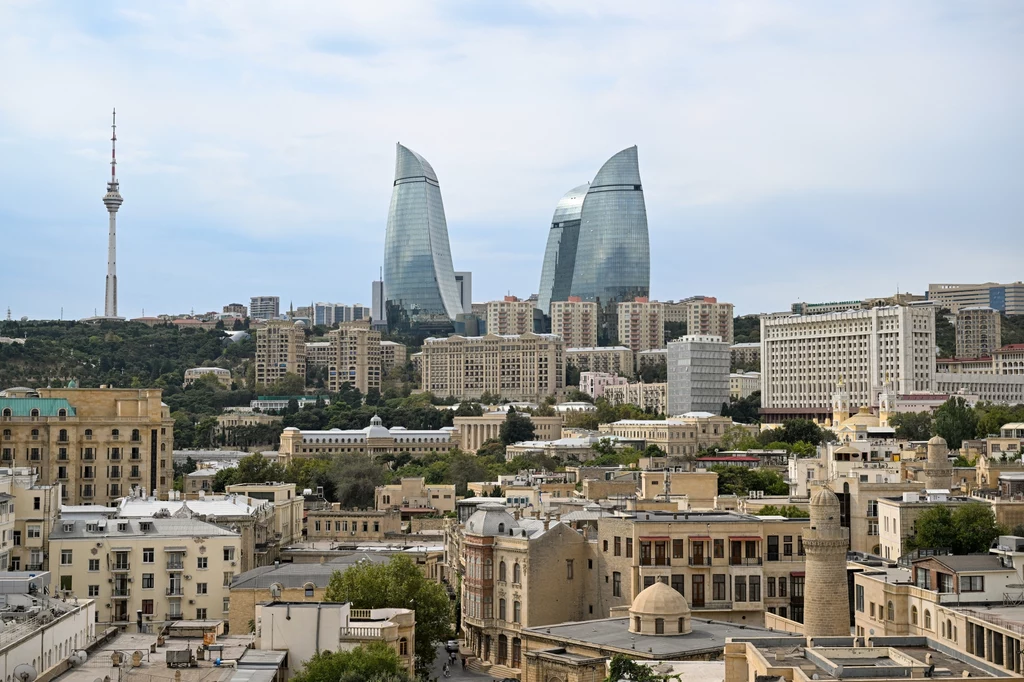 Panorama Baku, stolicy Azerbejdżanu
