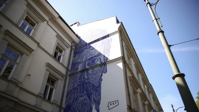 Mural z wizerunkiem Wyspiańskiego przyozdobił ścianę AST