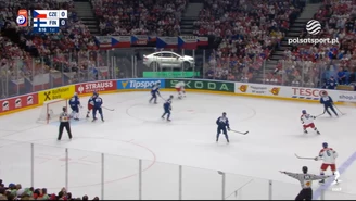 Hokej MŚ 2024. Czechy - Finlandia. SKRÓT. WIDEO