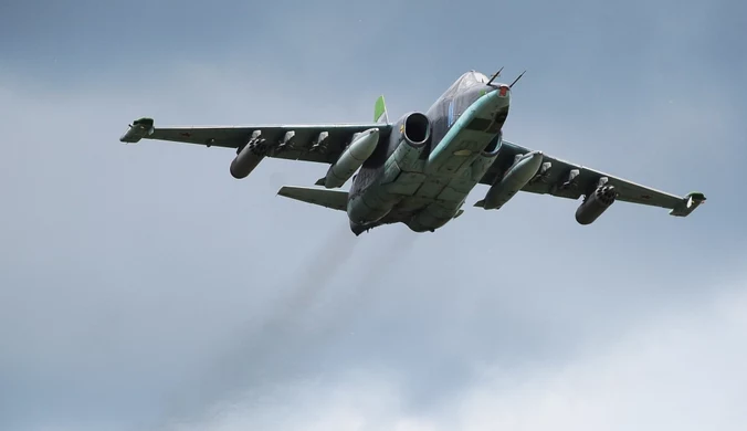 Ukraińcy zestrzelili rosyjski myśliwiec. "Trafiliśmy kolejny Su-25"