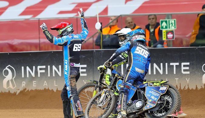 Tak jeździ człowiek, który chce zdetronizować Zmarzlika. Niemiec przeżył chwile grozy