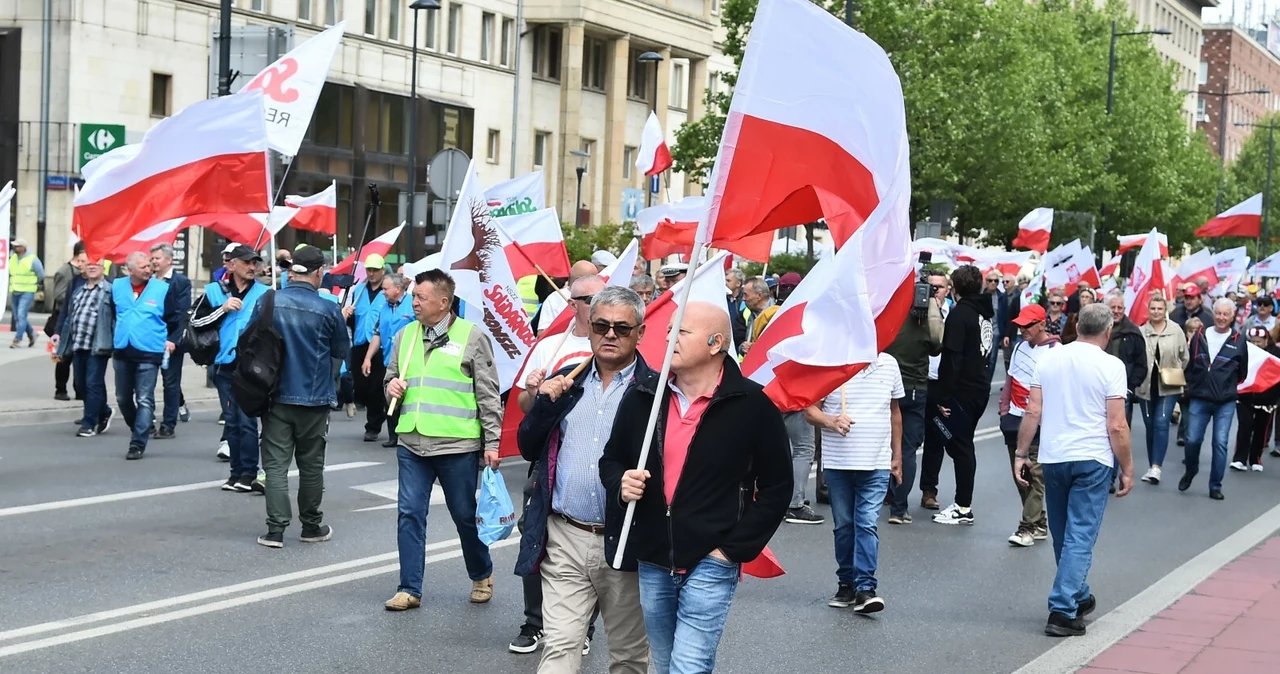 Protest rolników w Warszawie. "Precz z Zielonym Ładem"