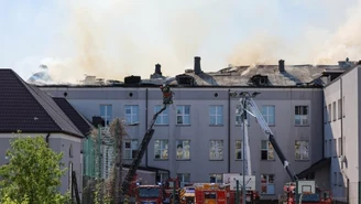 Pożar szkoły w czasie matury 2024. Wielka akcja w Grodzisku Mazowieckim