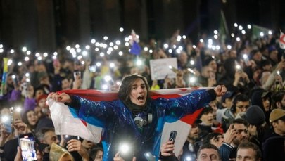 ​Wielotysięczna demonstracja w Tbilisi. Amerykanie grożą sankcjami