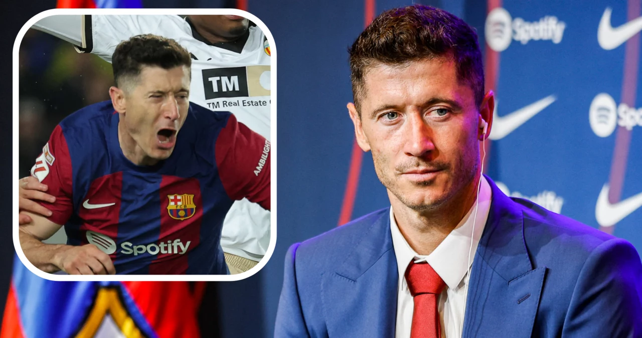 Robert Lewandowski - napastnik FC Barcelona i kapitan reprezentacji Polski