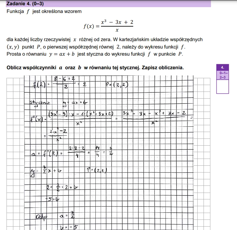 Matura 2024: Matematyka, poziom rozszerzony. Arkusz CKE i odpowiedzi - strona 7