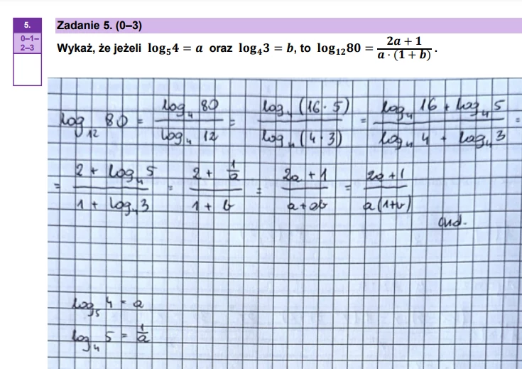 Matura 2024: Matematyka, poziom rozszerzony. Arkusz CKE i odpowiedzi - strona 8