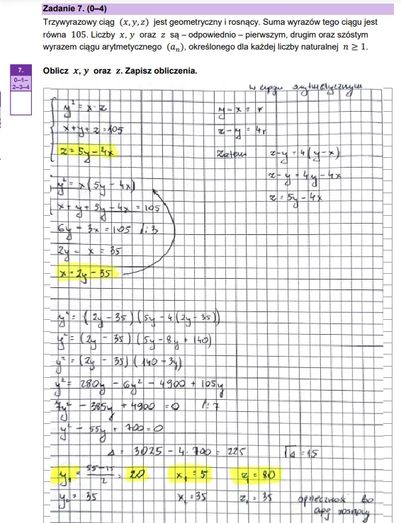 Matura 2024: Matematyka, poziom rozszerzony. Arkusz CKE i odpowiedzi - strona 10