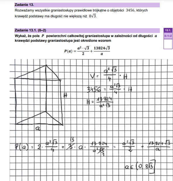 Matura 2024: Matematyka, poziom rozszerzony. Arkusz CKE i odpowiedzi - strona 23