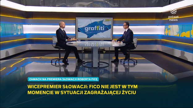 Marcin Fijołek zapytał Dariusza Klimczaka o zamach na życie słowackiego premiera. 15 maja Robert Fico został postrzelony po wyjazdowym posiedzeniu rządu. Minister Infrastruktury stwierdził, że ta sytuacja powinna być przypomnieniem dla polskiej klasy politycznej, że przekroczenie granic zdrowej debaty może doprowadzić do tragedii.

- Mieliśmy takich sytuacji kilka. Pamiętamy zamach na Pawła Adamowicza, na asystenta w Łodzi. Dla polskiej klasy politycznej to sygnał – obniżmy tony debaty politycznej. Nie może ona wciągać zwykłych ludzi w konflikt permanentny - orzekł Klimczak.