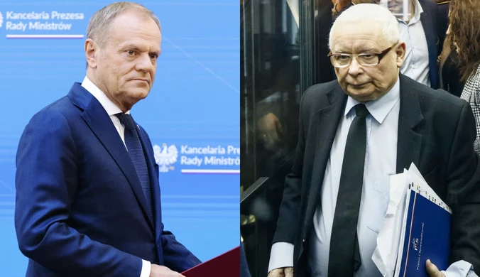 Donald Tusk cytuje prezesa PiS. "Putin? Nie, to Jarosław Kaczyński"