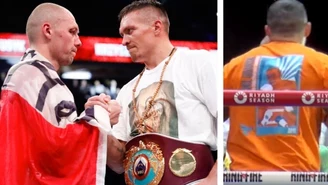 Usyk w "polskich barwach" na Fury'ego. Co za sceny w Arabii Saudyjskiej. Ukrainiec kompletnie zaskoczył