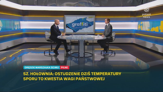 - Pan marszałek Hołownia nabrał ludzi w październiku na to, że będzie trzecią droga. Jest ślepą uliczką. Posłusznie wykonuje wszelkie polecenia Tuska. W tej układance on pełni rolę dobrego policjanta, a Tusk złego policjanta - powiedział w "Graffiti" poseł Sebastian Kaleta z Suwerennej Polski. 