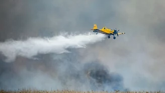 Pożar w parku narodowym. Samoloty gaśnicze w akcji