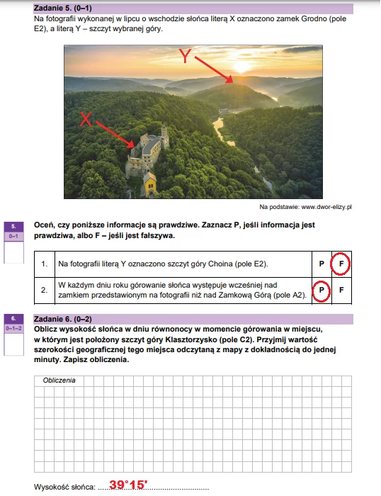 Matura 2024: Geografia, poziom rozszerzony. Arkusz CKE i rozwiązania - strona 8