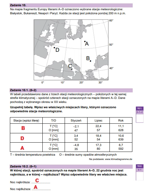 Matura 2024: Geografia, poziom rozszerzony. Arkusz CKE i rozwiązania - strona 11