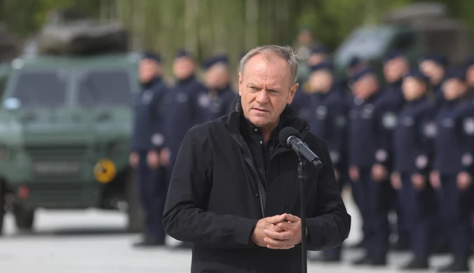 Tusk w roli Kaczyńskiego. O obronie wschodniej granicy