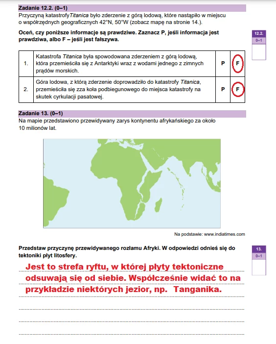 Matura 2024: Geografia, poziom rozszerzony. Arkusz CKE i rozwiązania - strona 15