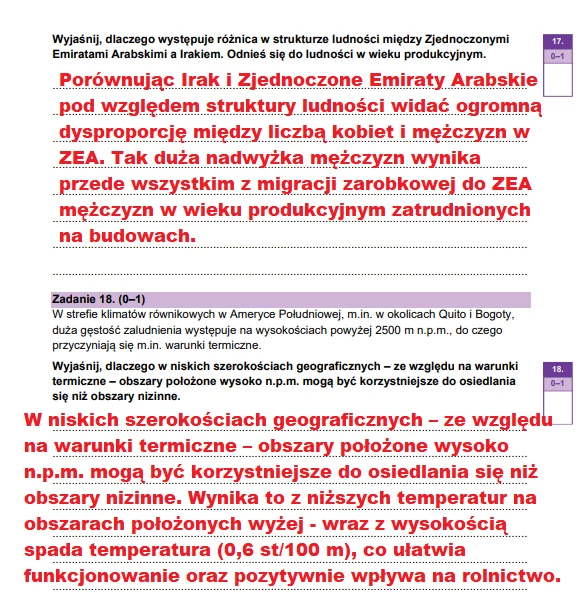 Matura 2024: Geografia, poziom rozszerzony. Arkusz CKE i rozwiązania - strona 21