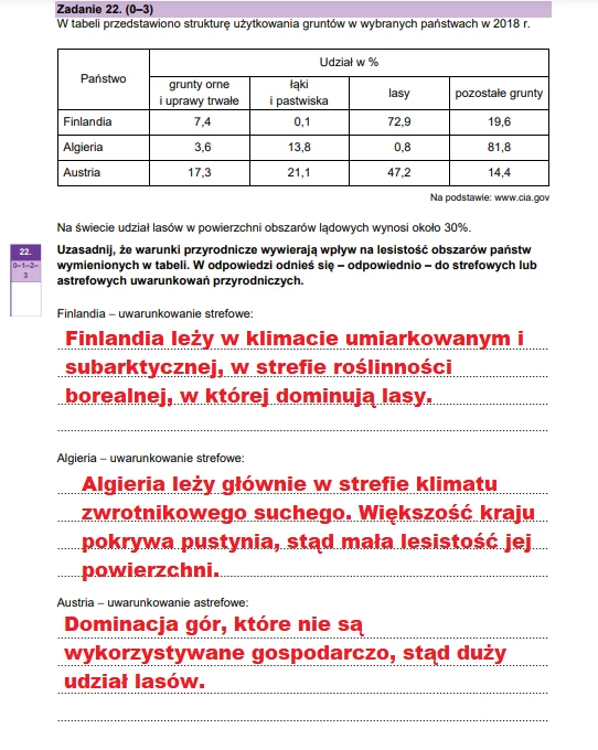 Matura 2024: Geografia, poziom rozszerzony. Arkusz CKE i rozwiązania - strona 26