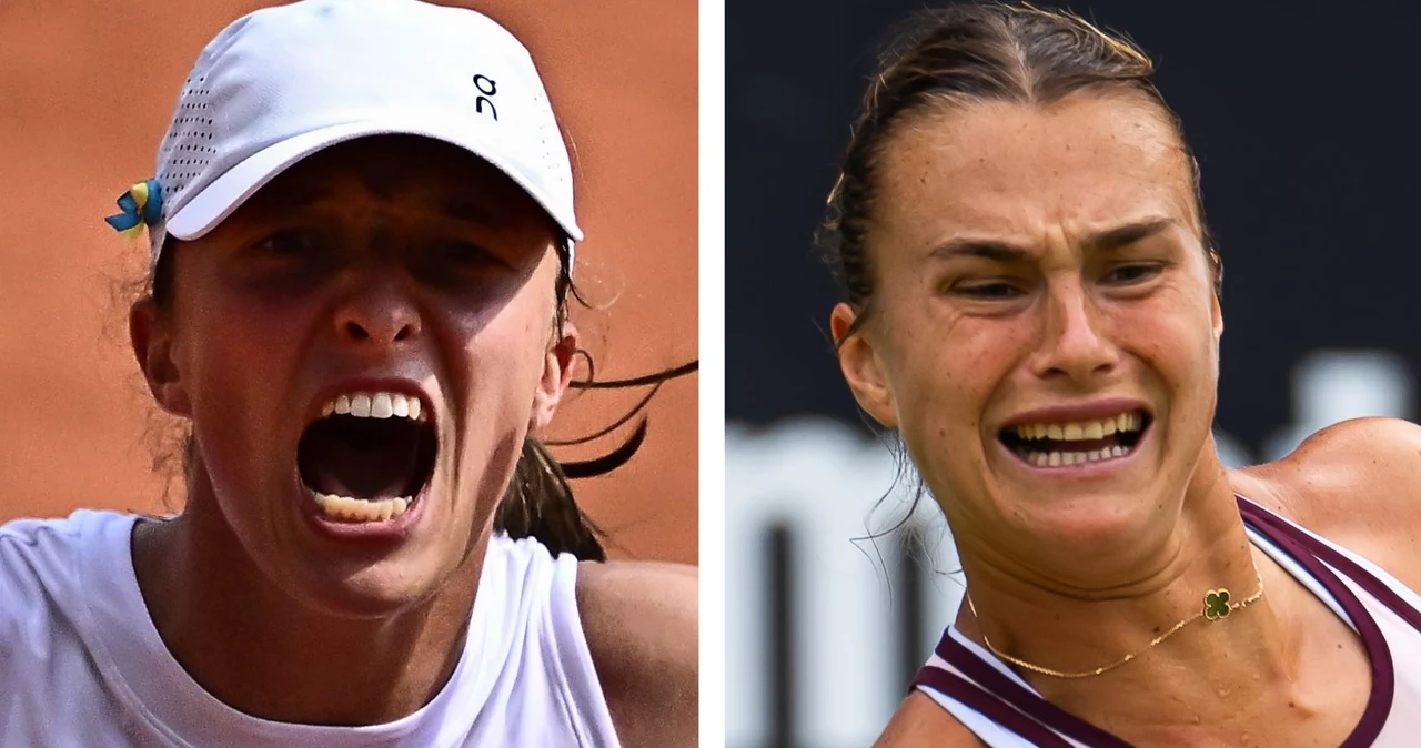 Iga Świątek i Aryna Sabalenka