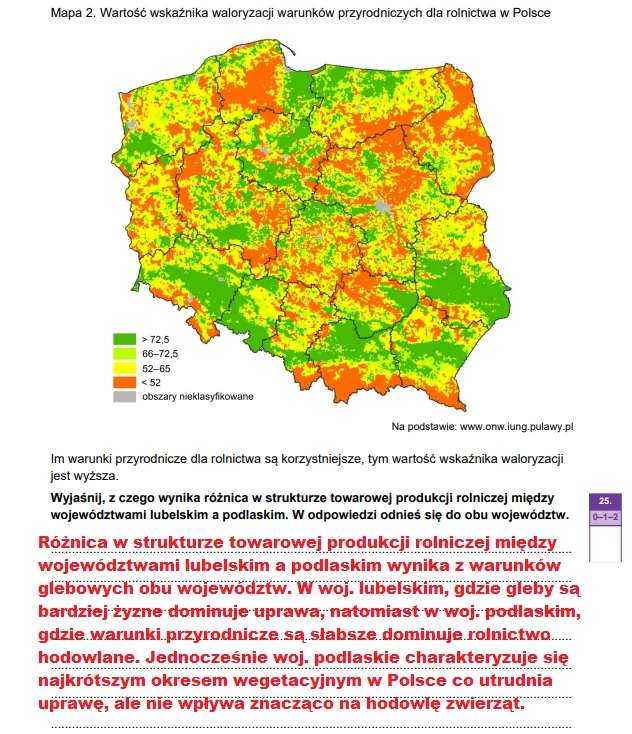 Matura 2024: Geografia, poziom rozszerzony. Arkusz CKE i rozwiązania - strona 29