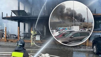 Pożar na lotnisku w Rosji. Dziesiątki strażaków akcji