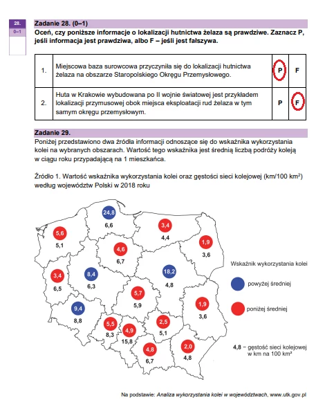 Matura 2024: Geografia, poziom rozszerzony. Arkusz CKE i rozwiązania - strona 32