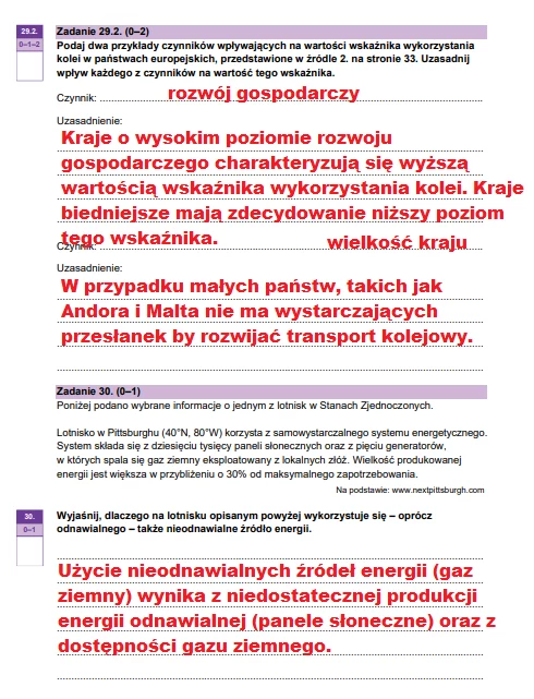 Matura 2024: Geografia, poziom rozszerzony. Arkusz CKE i rozwiązania - strona 34