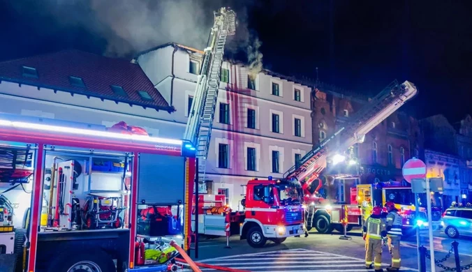 Nocna akcja w Wielkopolsce. Hotel stanął w płomieniach