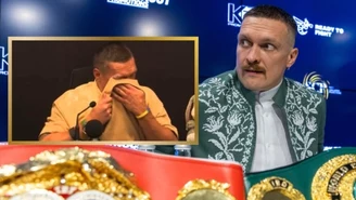 Usyk nie wytrzymał po walce z Tysonem Furym, rozdzierające serce sceny na konferencji