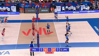 Bardzo długa akcja w meczu Polska – Japonia. WIDEO
