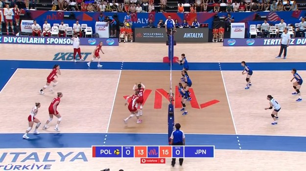 Polska – Japonia 3:0 (26:24, 25:20, 25:23) /Liga Narodów siatkarek 2024. Magdalena Stysiak - 22 punkty.

