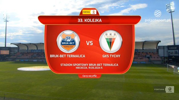 Kompilacja bramek z meczu 33. kolejki Fortuna 1 Ligi Bruk-Bet Termalica Nieciecza - GKS Tychy. 

Fortuna 1 Liga oglądaj w Polsat Sport oraz na  Polsat BOX Go   Oglądaj wygodnie gdziekolwiek chcesz: na komputerze, na tablecie, na smartfonie, na Smart TV.
W tekście zawarto link serwisu partnerskiego
