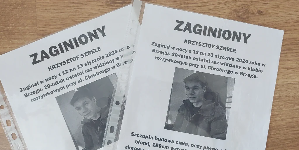 Krzysztof zaginął w połowie stycznia