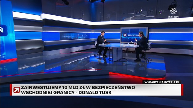 - Byłem miesiąc temu na granicy w Podlaskim Oddziale Straży Granicznej i widziałem jak to "cudo techniki pisowskiej" jest do sforsowania w ciągu jakiś 20 sekund za sprawą zwykłego lewarka samochodowego - podkreślił Marcin Kierwiński w "Gościu Wydarzeń"