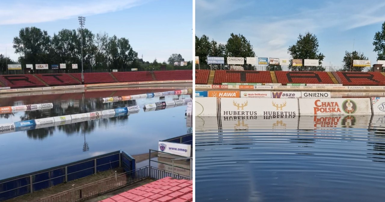 Żużel, zuzel, wyniki na żywo, extraliga, grand prix, Gollob, unia tarnów Przerażające sceny. Stadion zniknął pod wodą, pracownicy uwięzieni w budynku