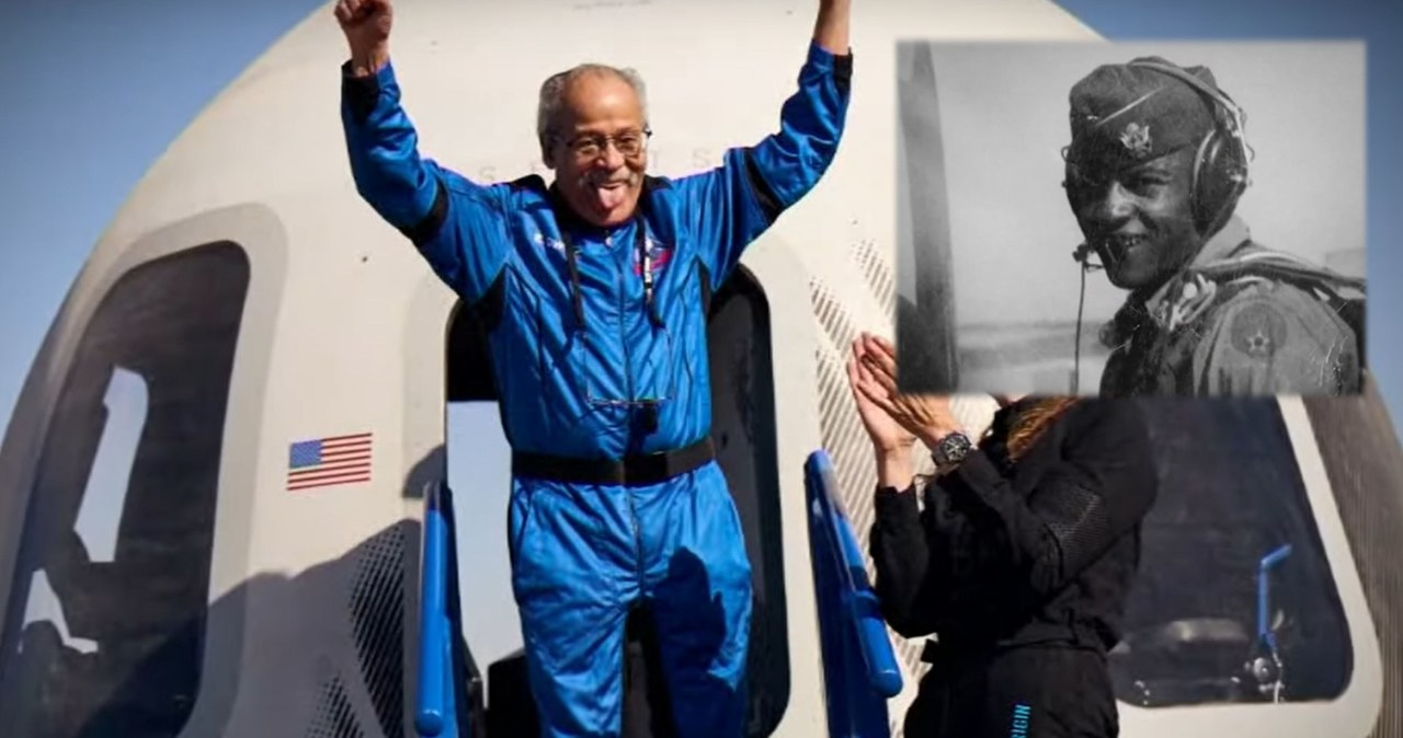 Pierwszy Afroamerykanin, który został kandydatem na astronautę, w końcu spełnił marzenie. Po 60 latach czekania w końcu poleciał w kosmos, zostając przy okazji najstarszą osobą, która tego dokonała. 